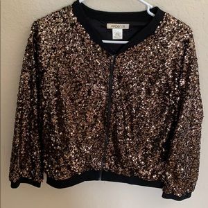 Sequin Bomber